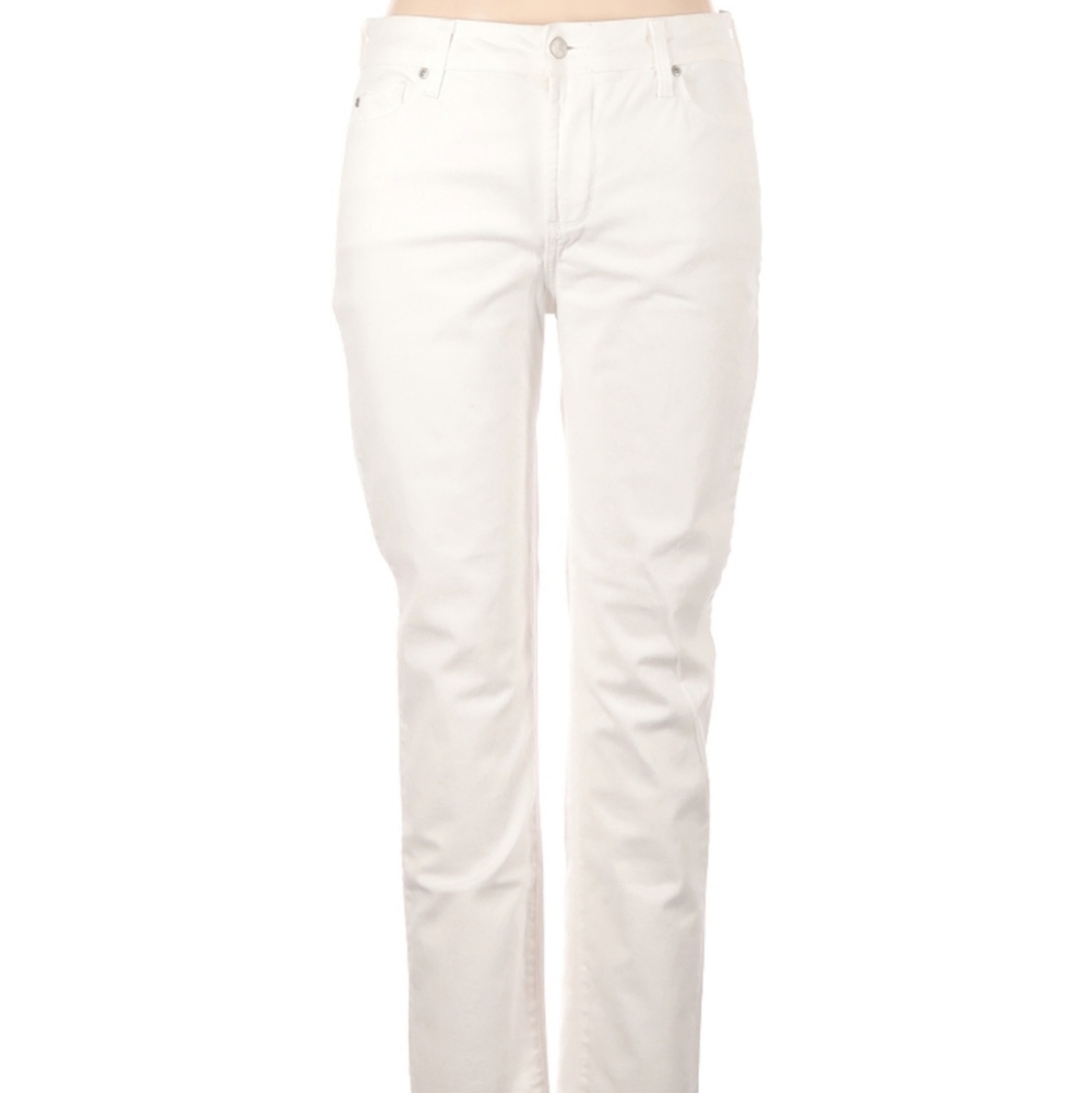 NYDJ White straight leg jeans women's size 32